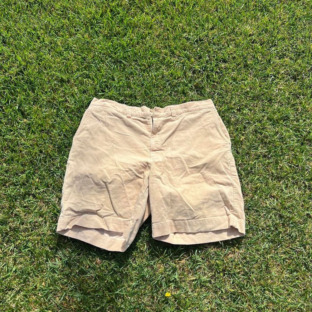 Polo Ralph Lauren tan cotton shorts corduroy mens size 38